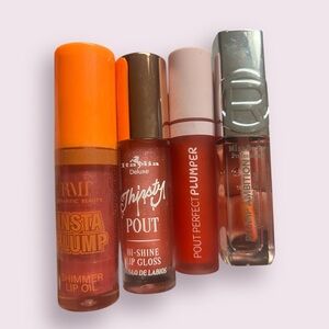 Insta Plump Shimmer Lip Oils and gloss set